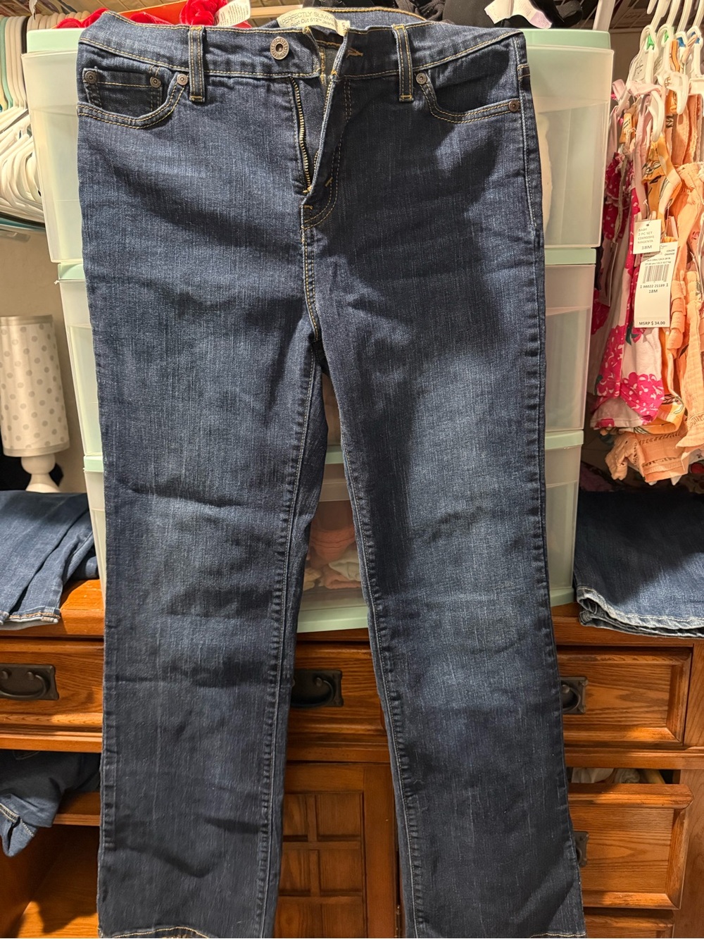 Levi's Dark Blue Straight Leg Women's Jeans